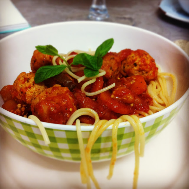 פסטה קציצות