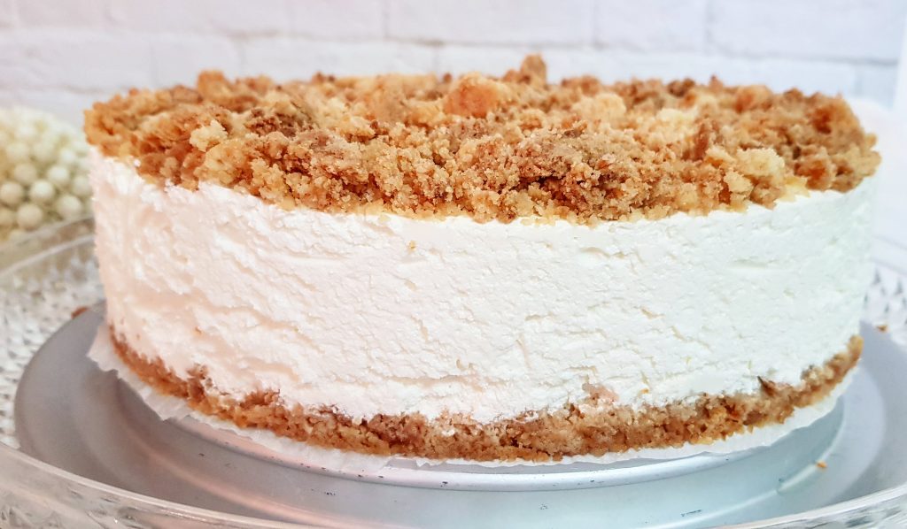 עוגת גבינה פירורים קלאסית